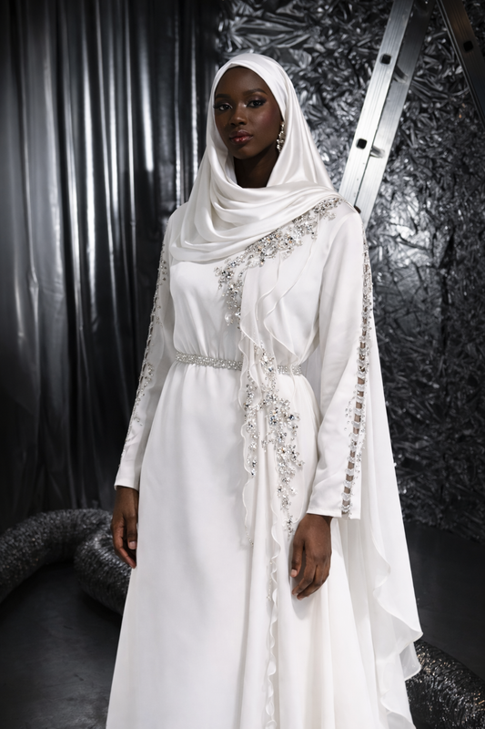 Silk Scarf Off White